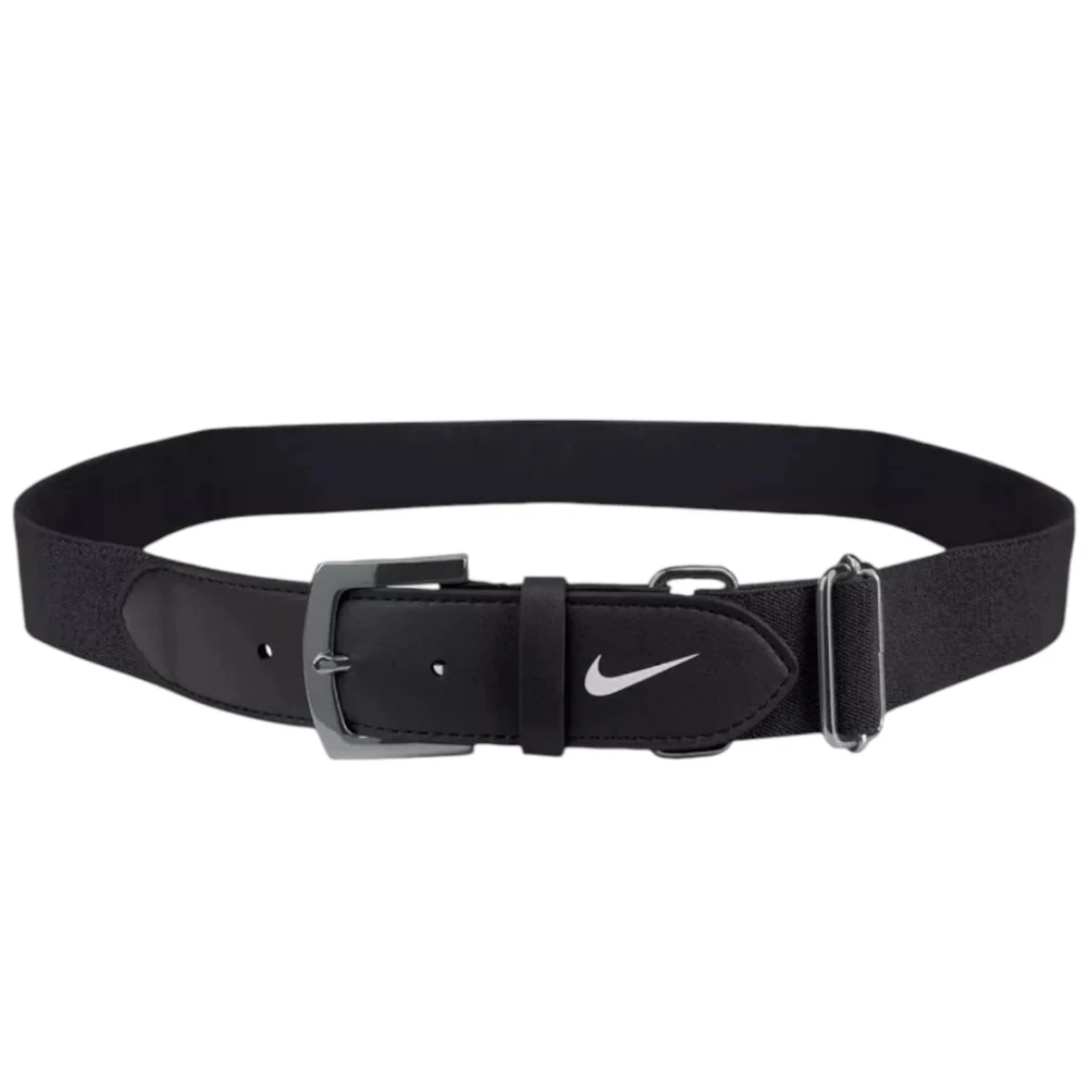 Nike Men's Belt in Black and Silver - Picture 1 of 10
